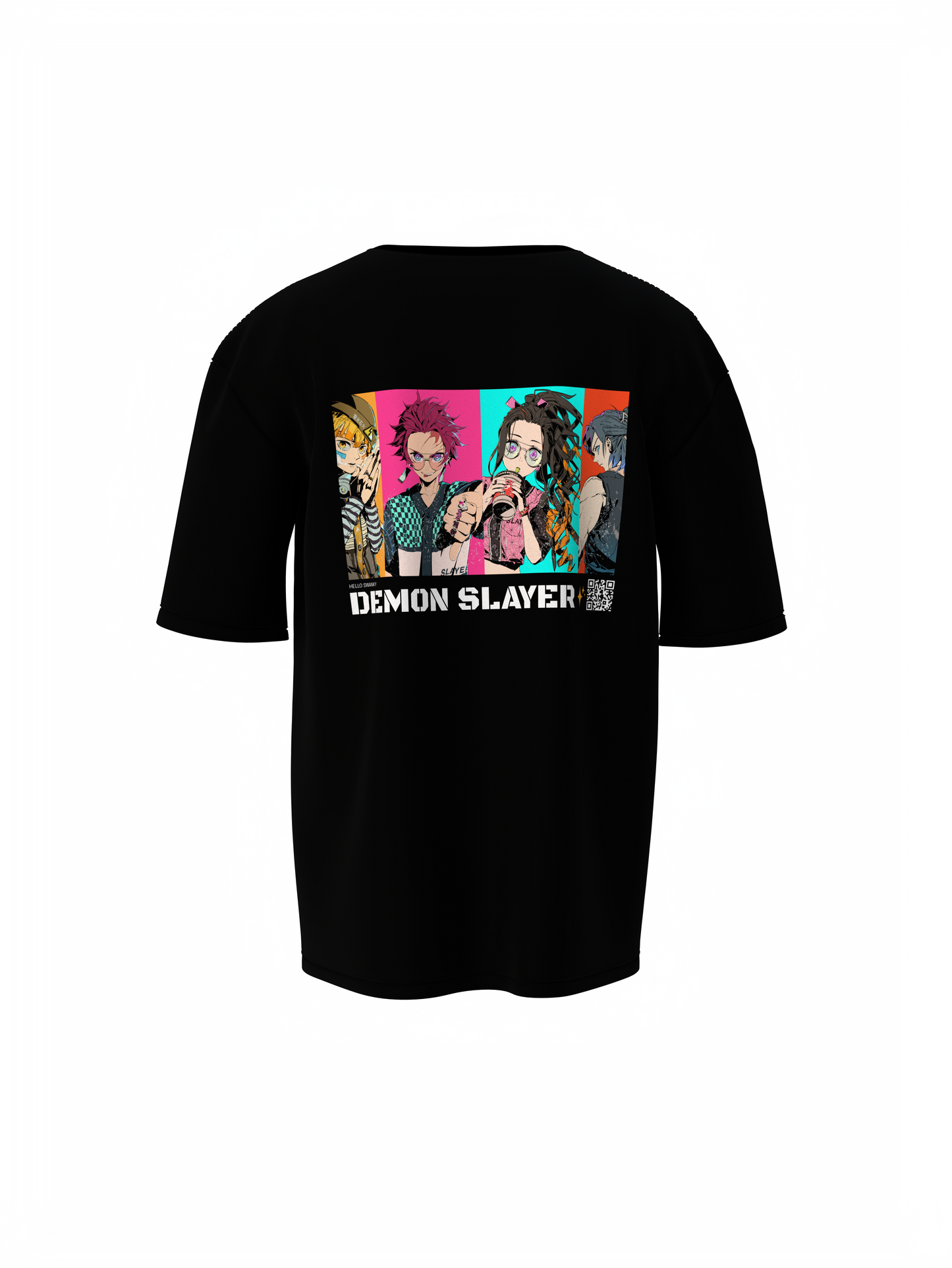 Demon Slayer Street Oversized T-Shirt Anime Meets Urban Drip