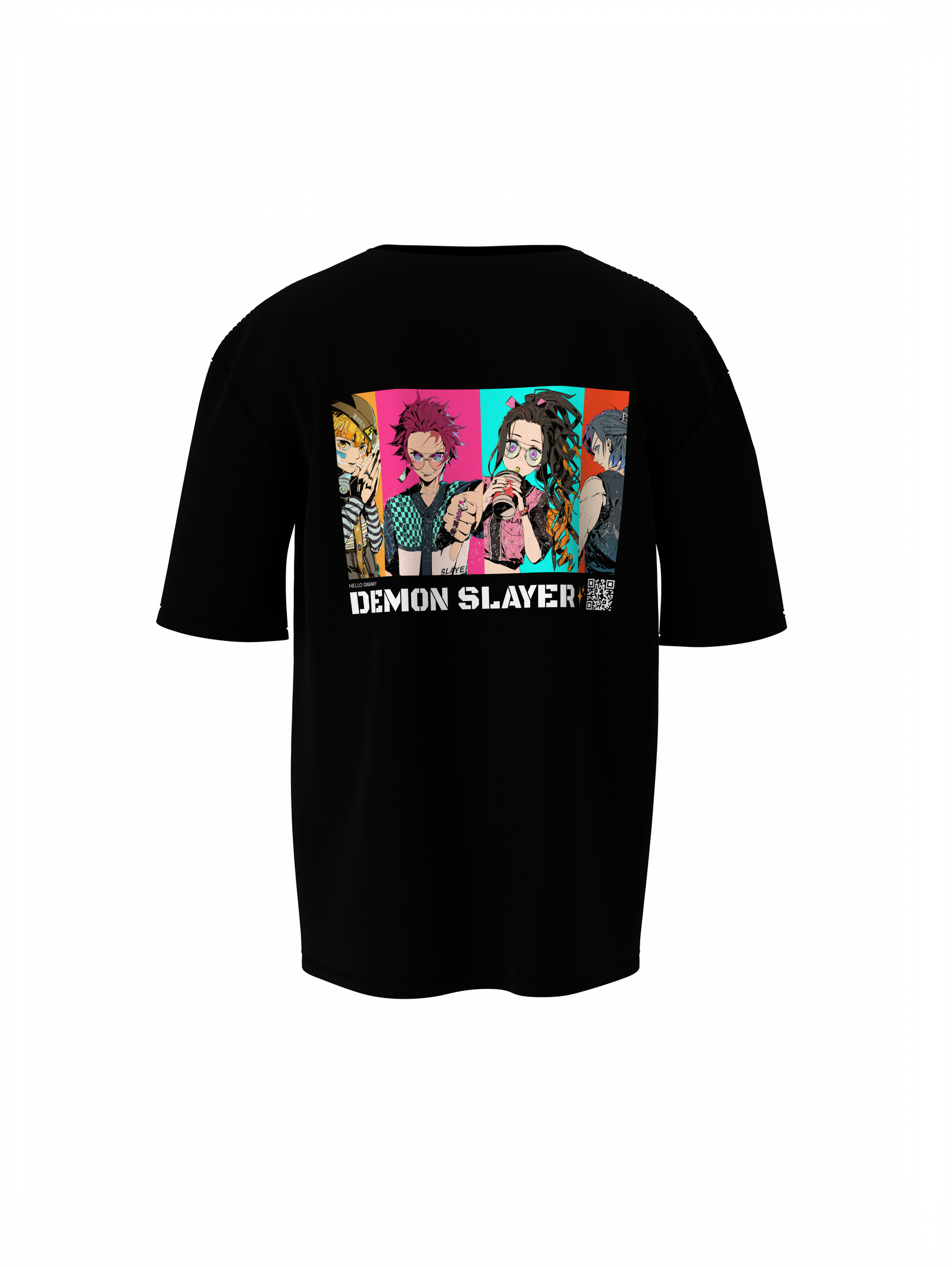 Demon Slayer Street Oversized T-Shirt Anime Meets Urban Drip