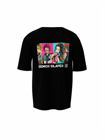 Demon Slayer Street Oversized T-Shirt Anime Meets Urban Drip