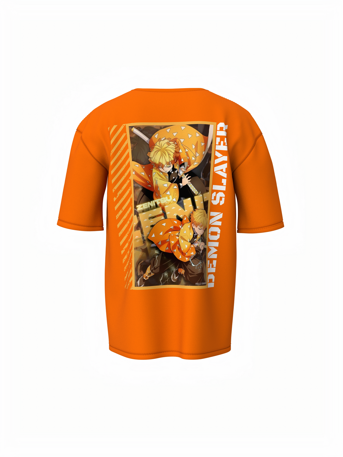 Zenitsu Oversized T-Shirt Anime Graphic Streetwear Style