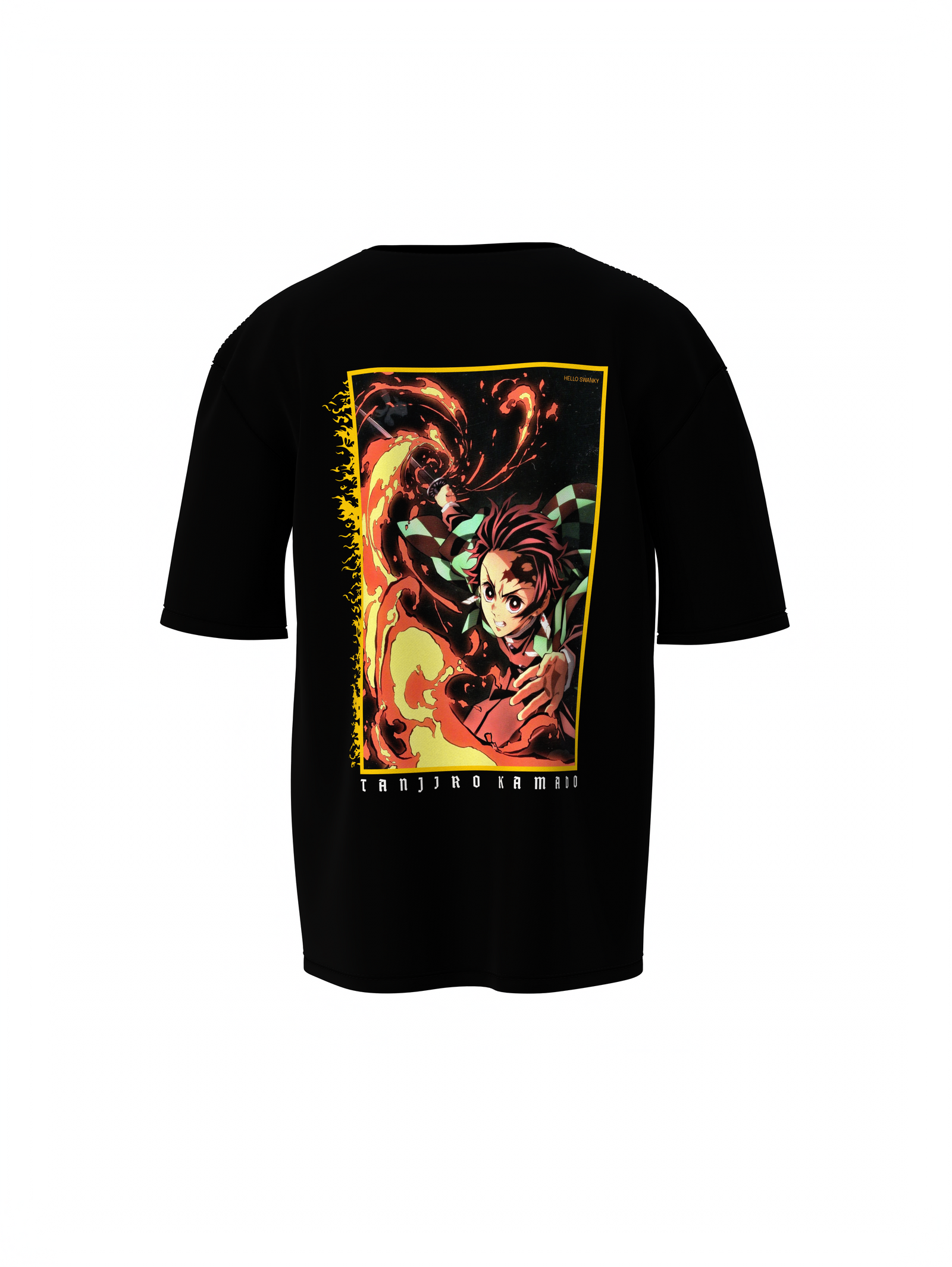 Kimetsu Oversized T-Shirt Trendy Casual Cotton Graphic Tee
