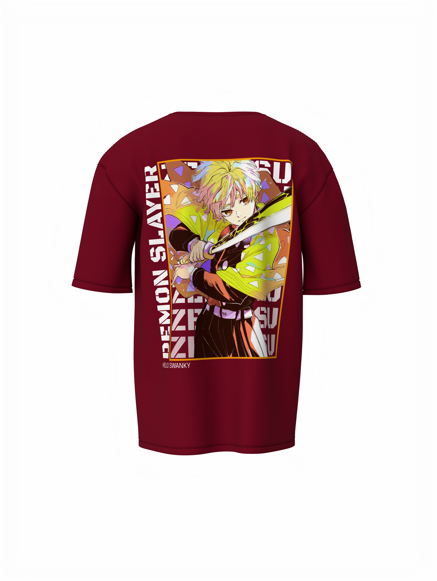 Demon Slayer Oversized T-Shirt Embrace Breath of the Sun Style.
