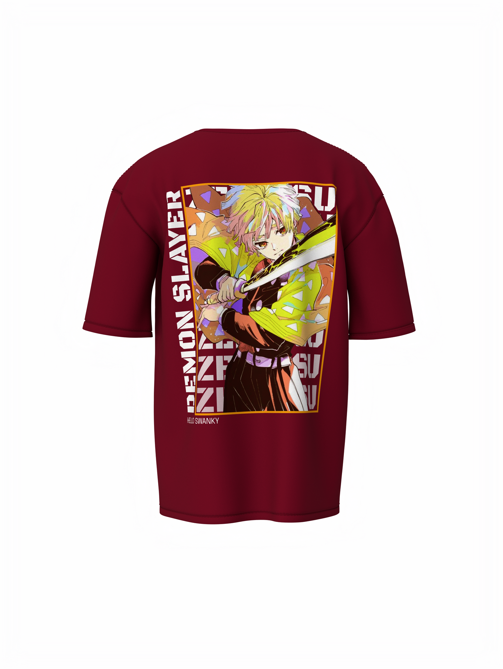 Demon Slayer Oversized T-Shirt Embrace Breath of the Sun Style.