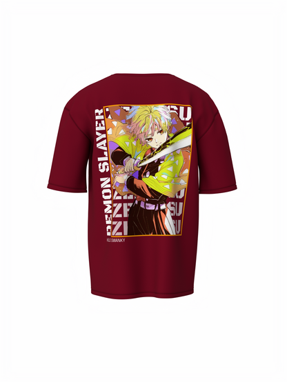 Demon Slayer Oversized T-Shirt Embrace Breath of the Sun Style.