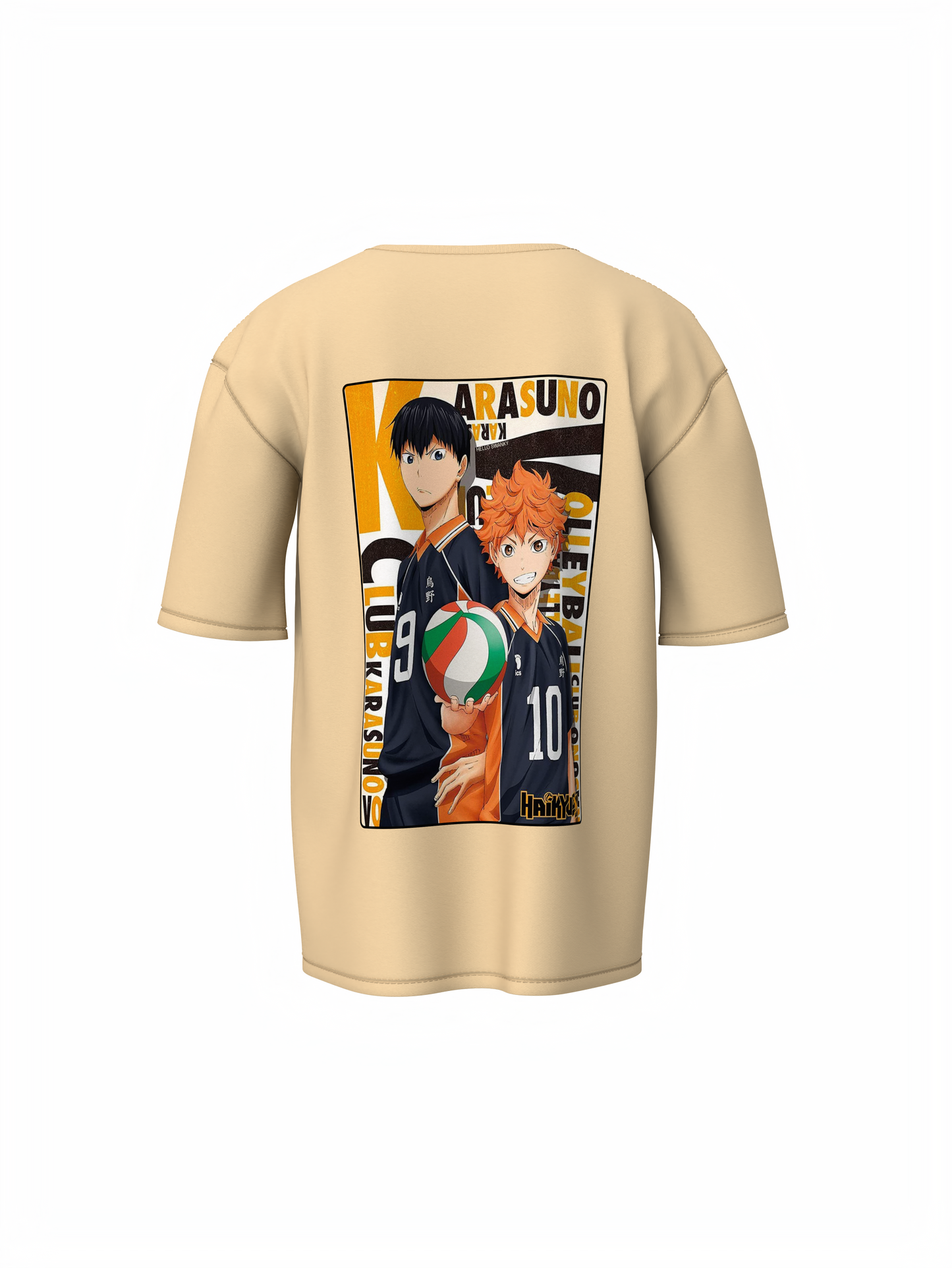 Haikyu Oversized T-Shirt Bold Anime-Inspired Streetwear