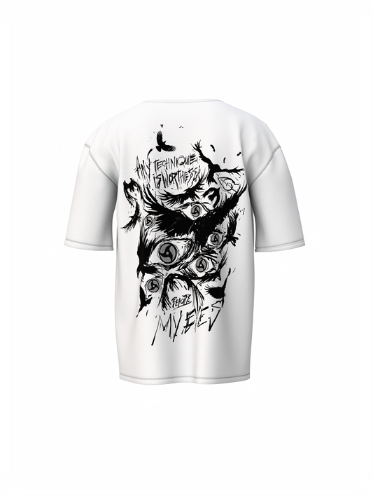 Sharingan Eyes Oversized T-Shirt