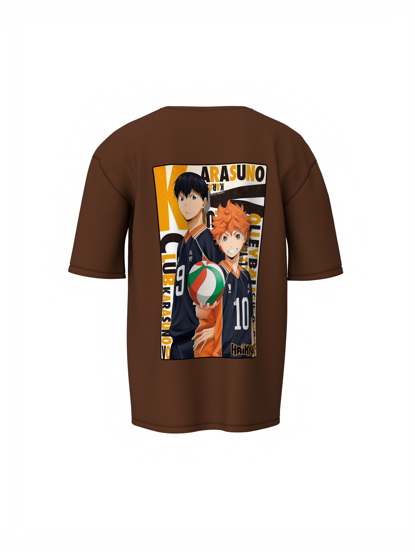 Haikyu Oversized T-Shirt Bold Anime-Inspired Streetwear