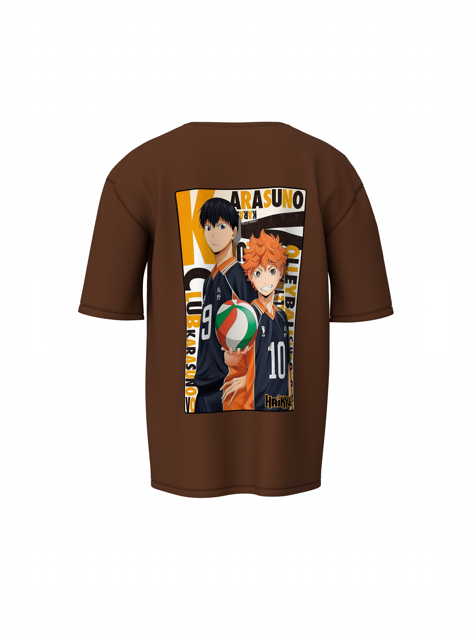 Haikyu Oversized T-Shirt Bold Anime-Inspired Streetwear