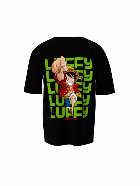 Premium Luffy Graphic Unisex Oversized T-Shirt Anime Streetwear