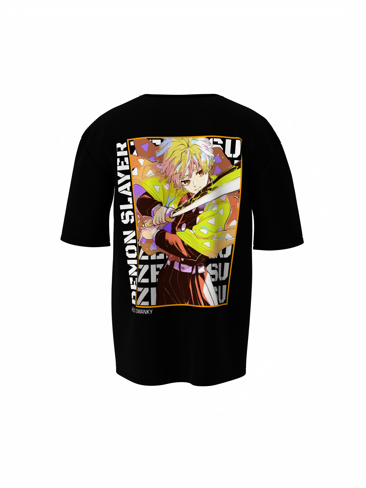 Demon Slayer Oversized T-Shirt Embrace Breath of the Sun Style.