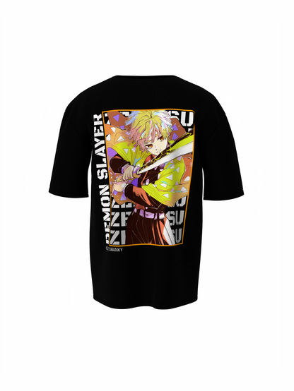 Demon Slayer Oversized T-Shirt Embrace Breath of the Sun Style.