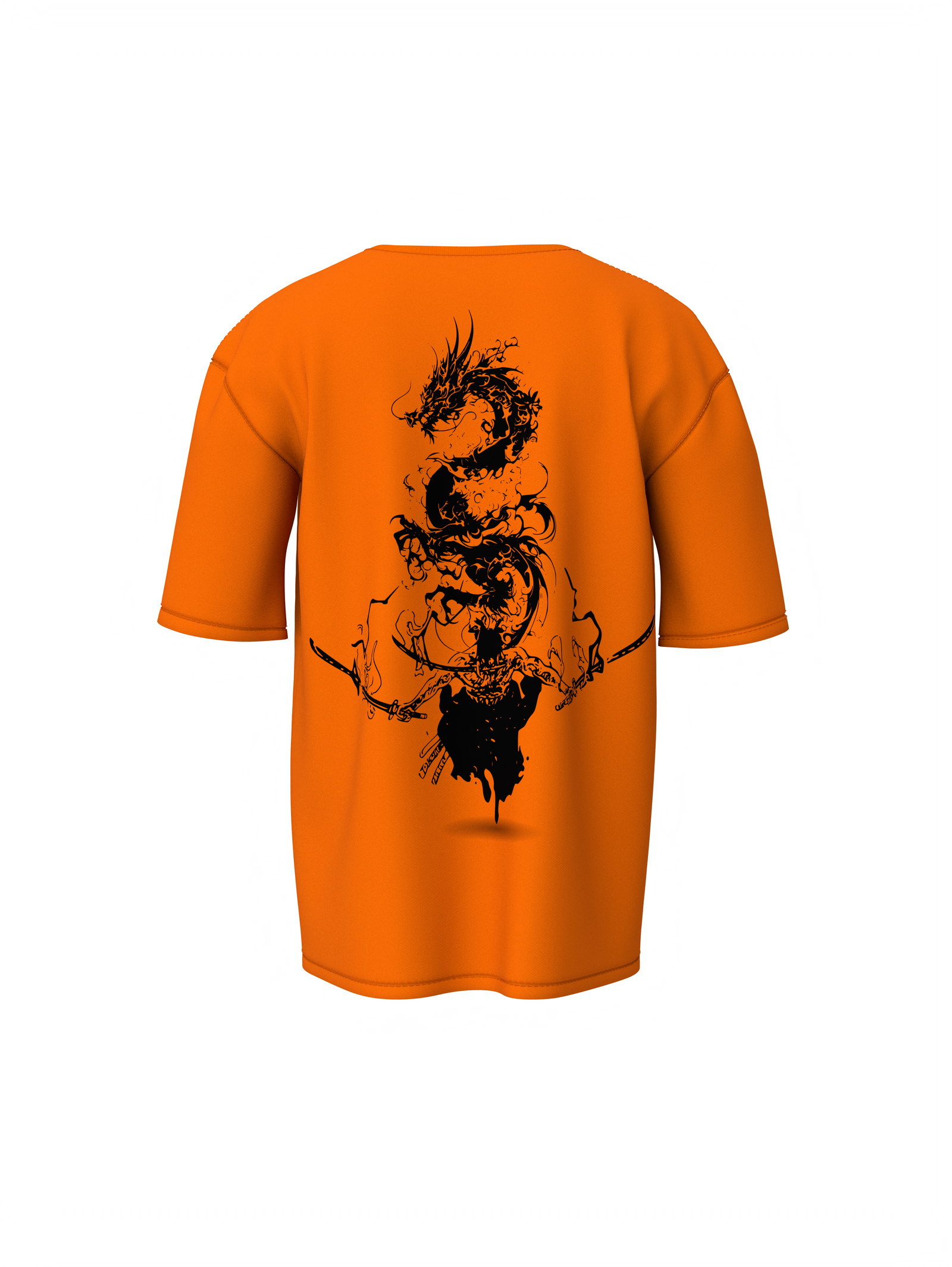 Samurai Dragon Spirit Oversized T-Shirt
