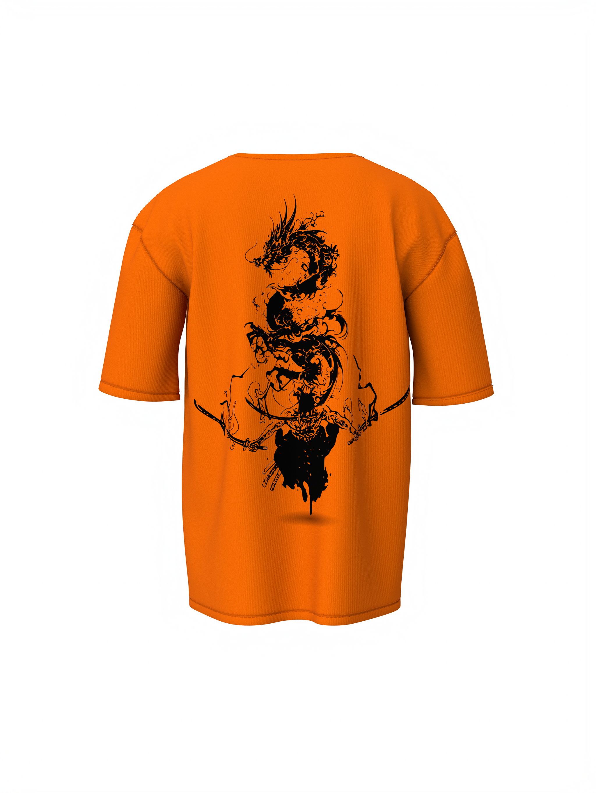 Samurai Dragon Spirit Oversized T-Shirt