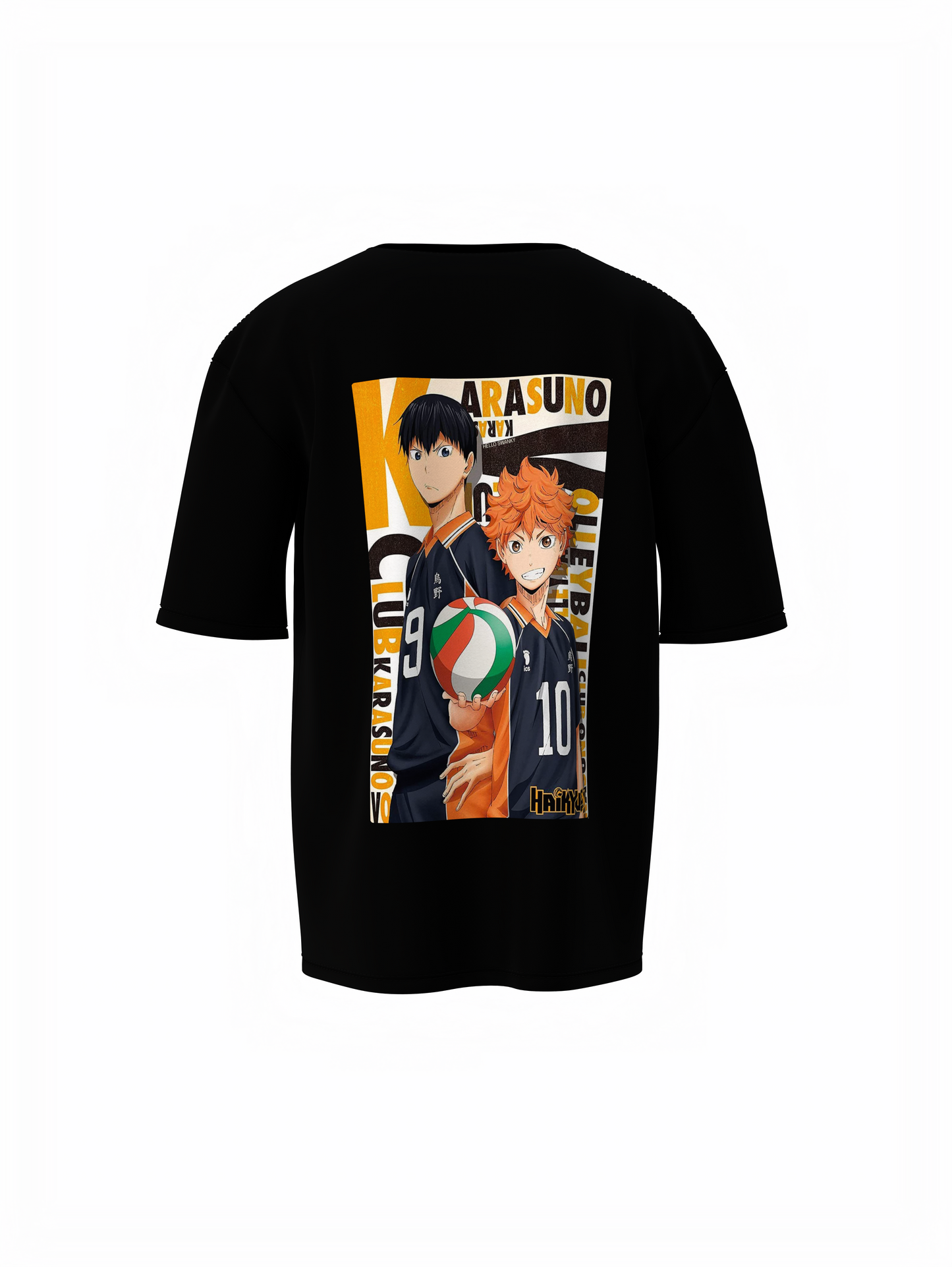 Haikyu Oversized T-Shirt Bold Anime-Inspired Streetwear