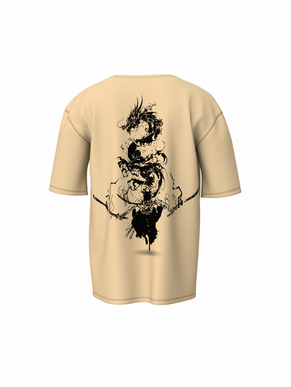 Samurai Dragon Spirit Oversized T-Shirt