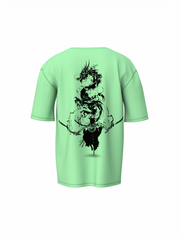 Samurai Dragon Spirit Oversized T-Shirt