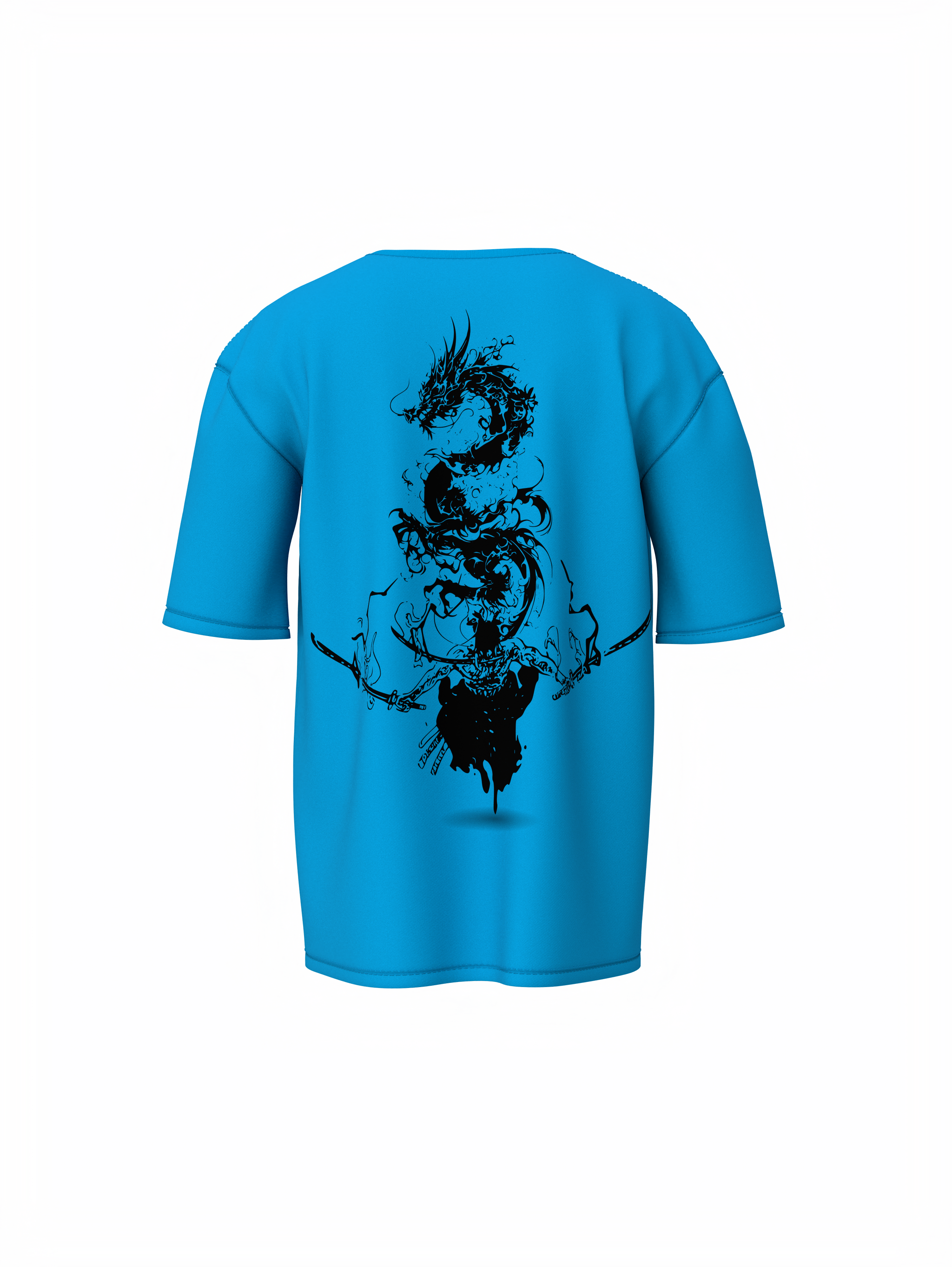 Samurai Dragon Spirit Oversized T-Shirt