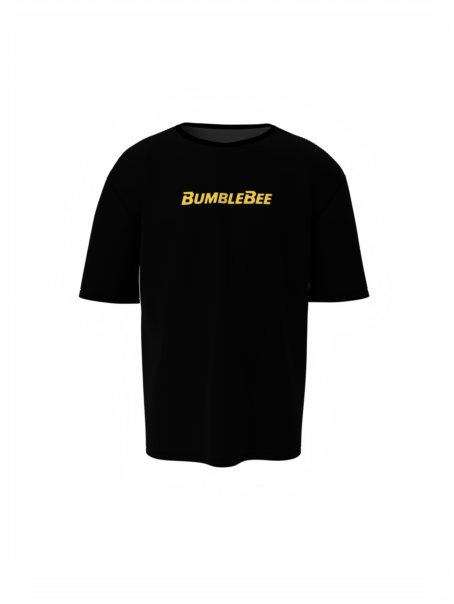 Bumblebee Unisex Black Oversized T-Shirt, Baggy Tee