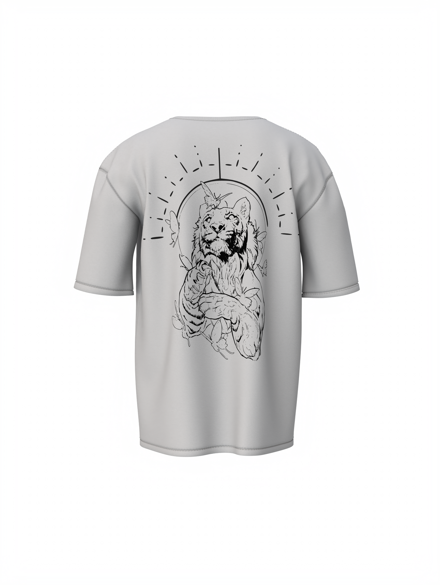 Lion Roaring Oversized T-Shirt – Bold & Fierce Streetwear