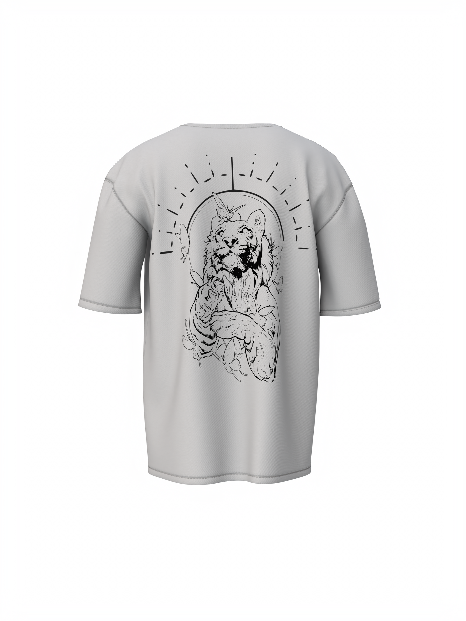 Lion Roaring Oversized T-Shirt – Bold & Fierce Streetwear