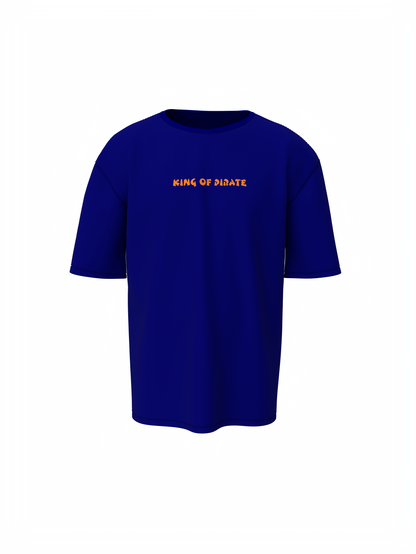 King Of Pirate Blue Oversized T-Shirt Trendy Casual Wear