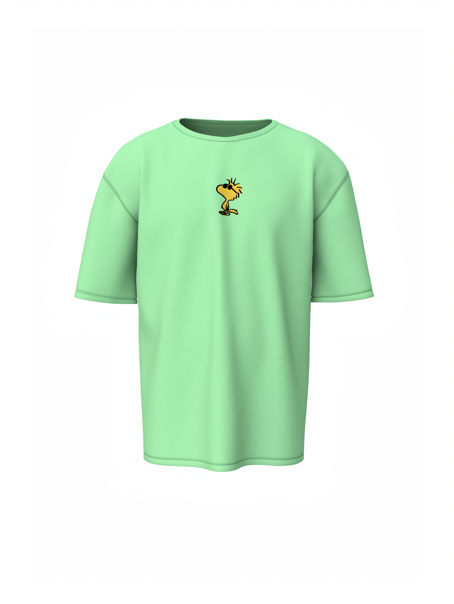 Cool Snoopy Unisex Saga Green Oversized T-Shirt, Chill Vibes