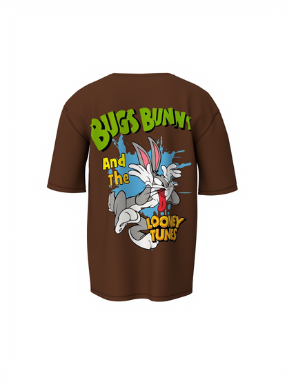 Bunny Bugs Cartoon Oversized T Shirt Fun Anime Graphic Tee