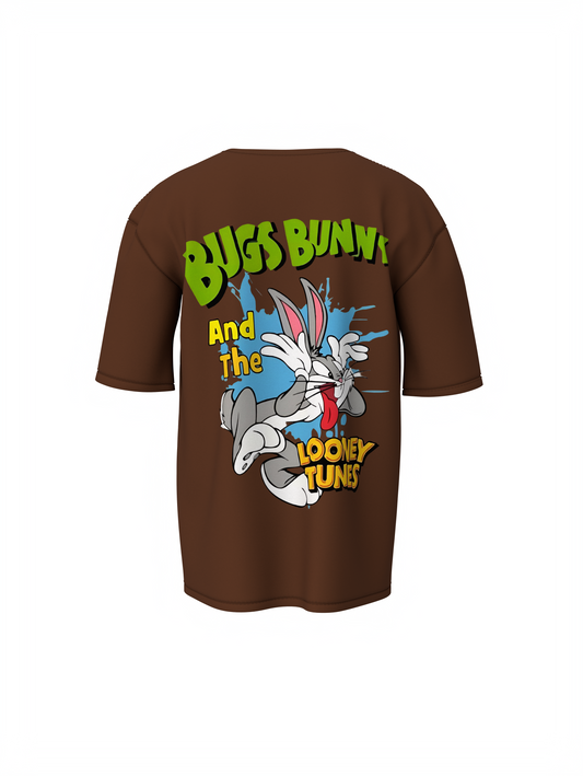 Bunny Bugs Cartoon Oversized T Shirt Fun Anime Graphic Tee