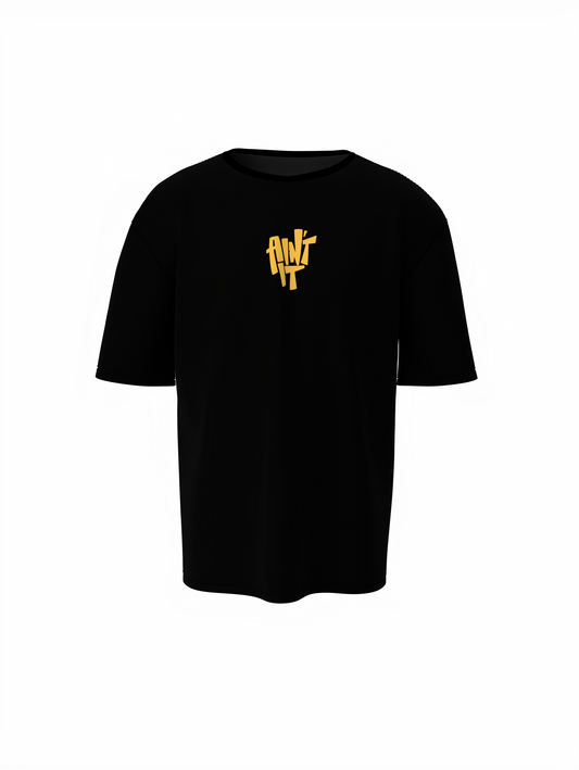 Delulu Mode Unisex Black Oversized T-Shirt | Urban Style