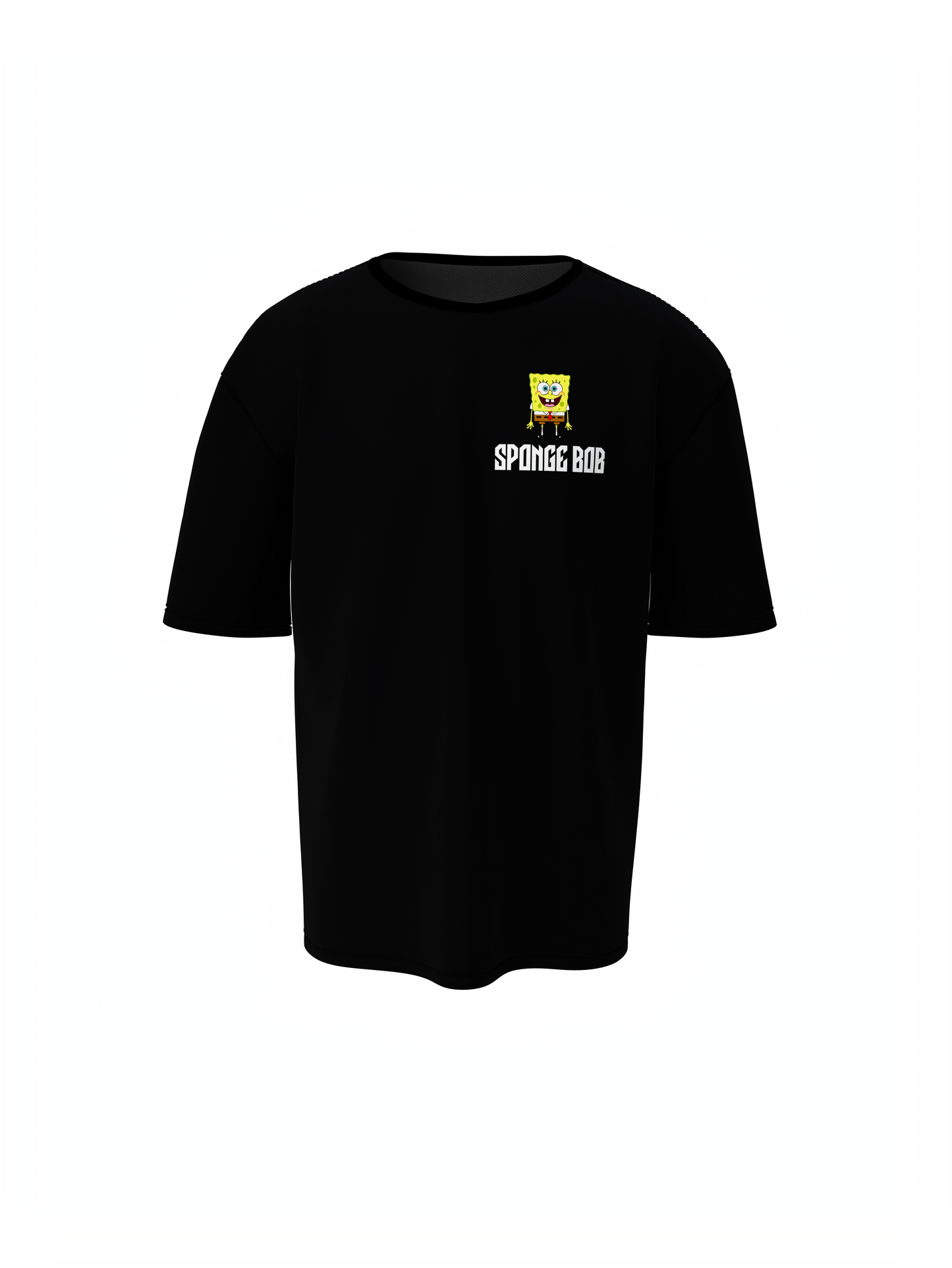 Bob Esponja Oversized T-Shirt Trendy SpongeBob Graphic Tee