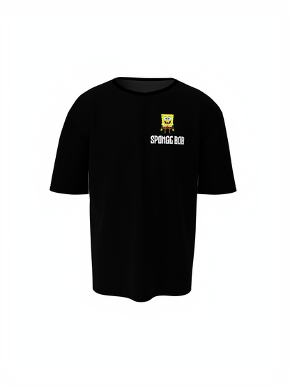 Bob Esponja Oversized T-Shirt Trendy SpongeBob Graphic Tee