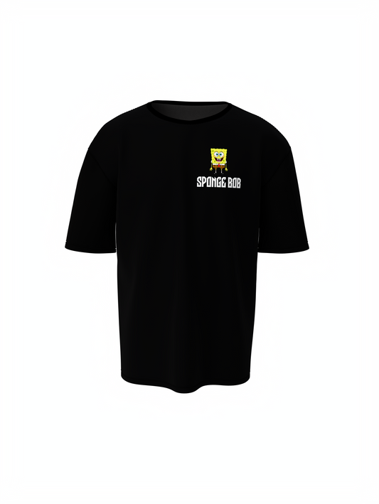 Bob Esponja Oversized T-Shirt Trendy SpongeBob Graphic Tee