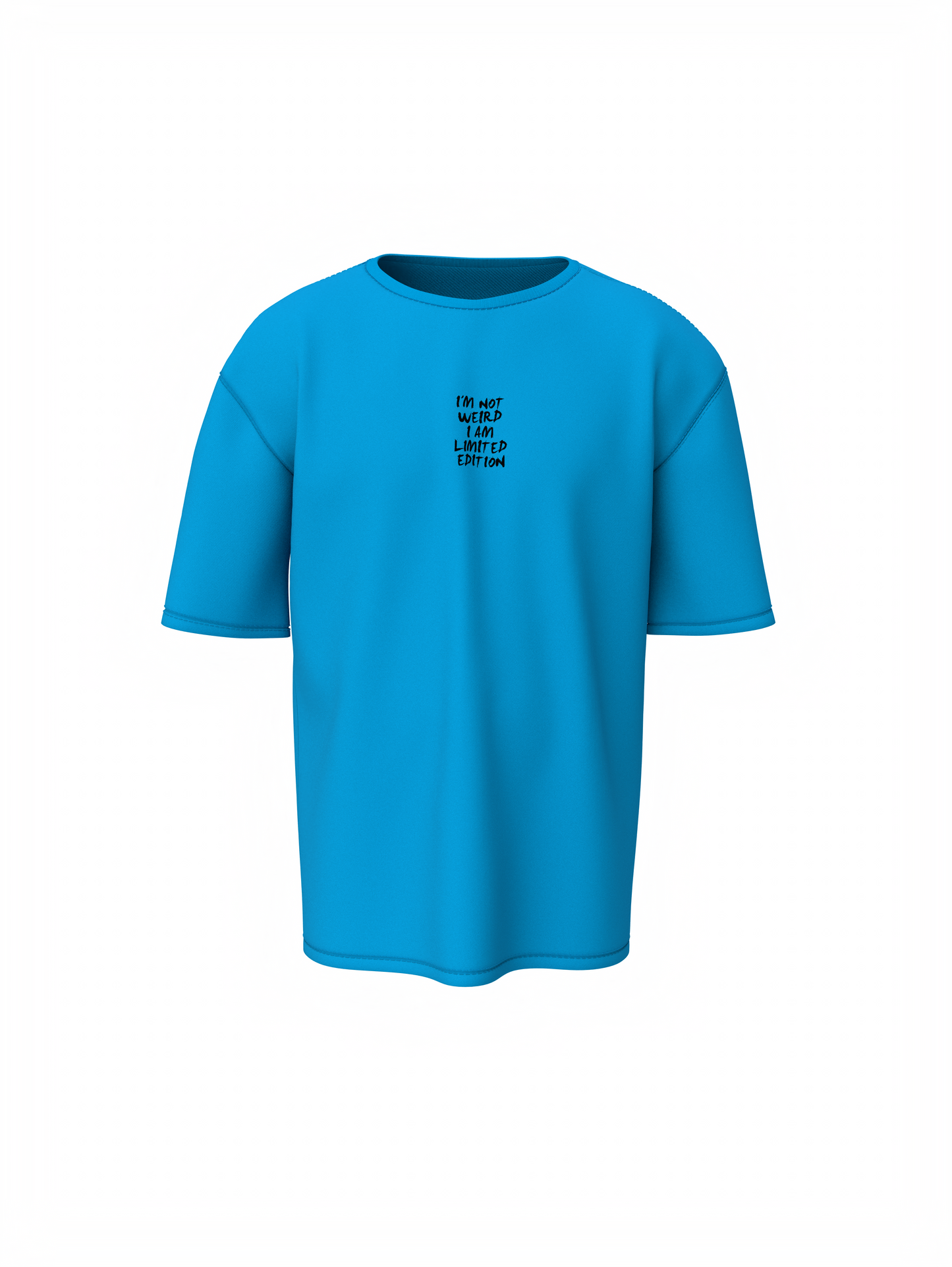 Monkey Graphic Unisex Sky Blue Oversized T-Shirt Bold Design