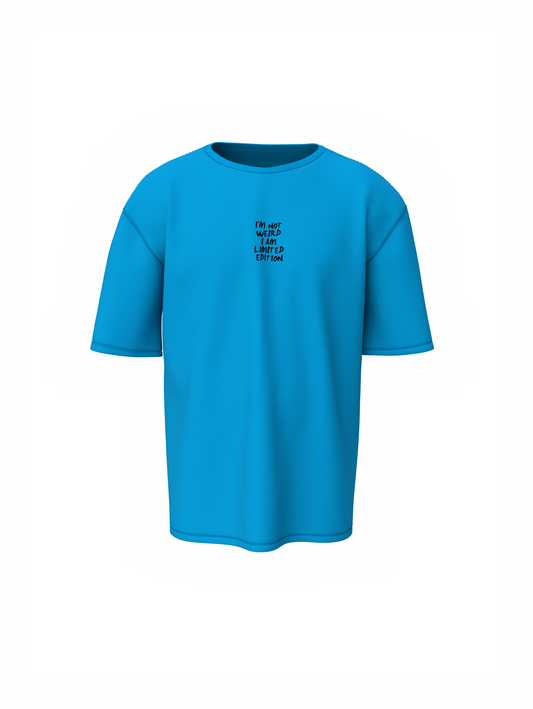 Monkey Graphic Unisex Sky Blue Oversized T-Shirt Bold Design