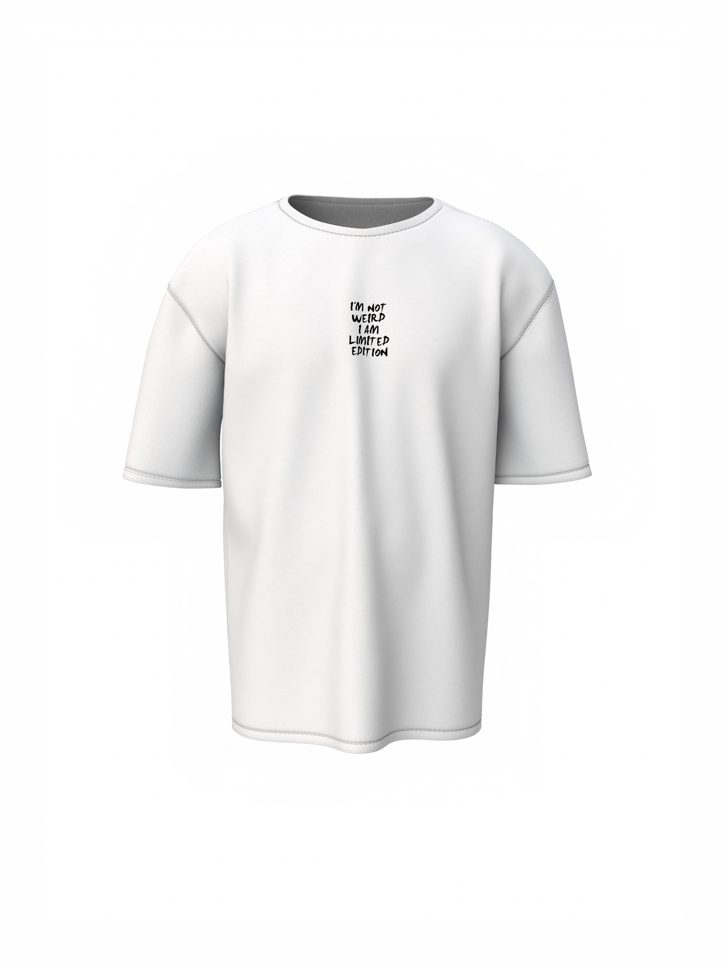 Monkey Graphic Unisex White Oversized T-Shirt Bold Design