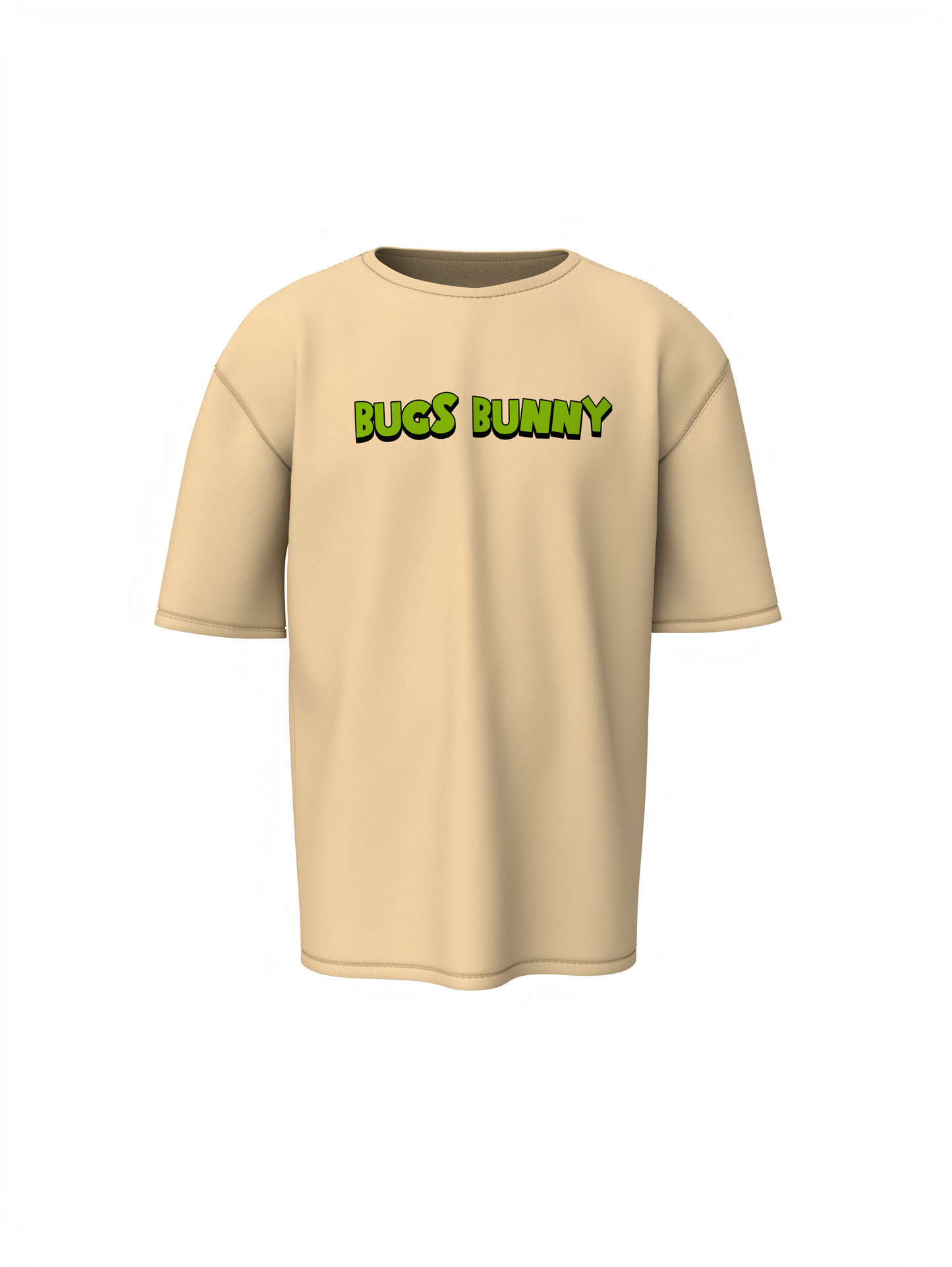 Bunny Bugs Cartoon Oversized T Shirt Fun Anime Graphic Tee