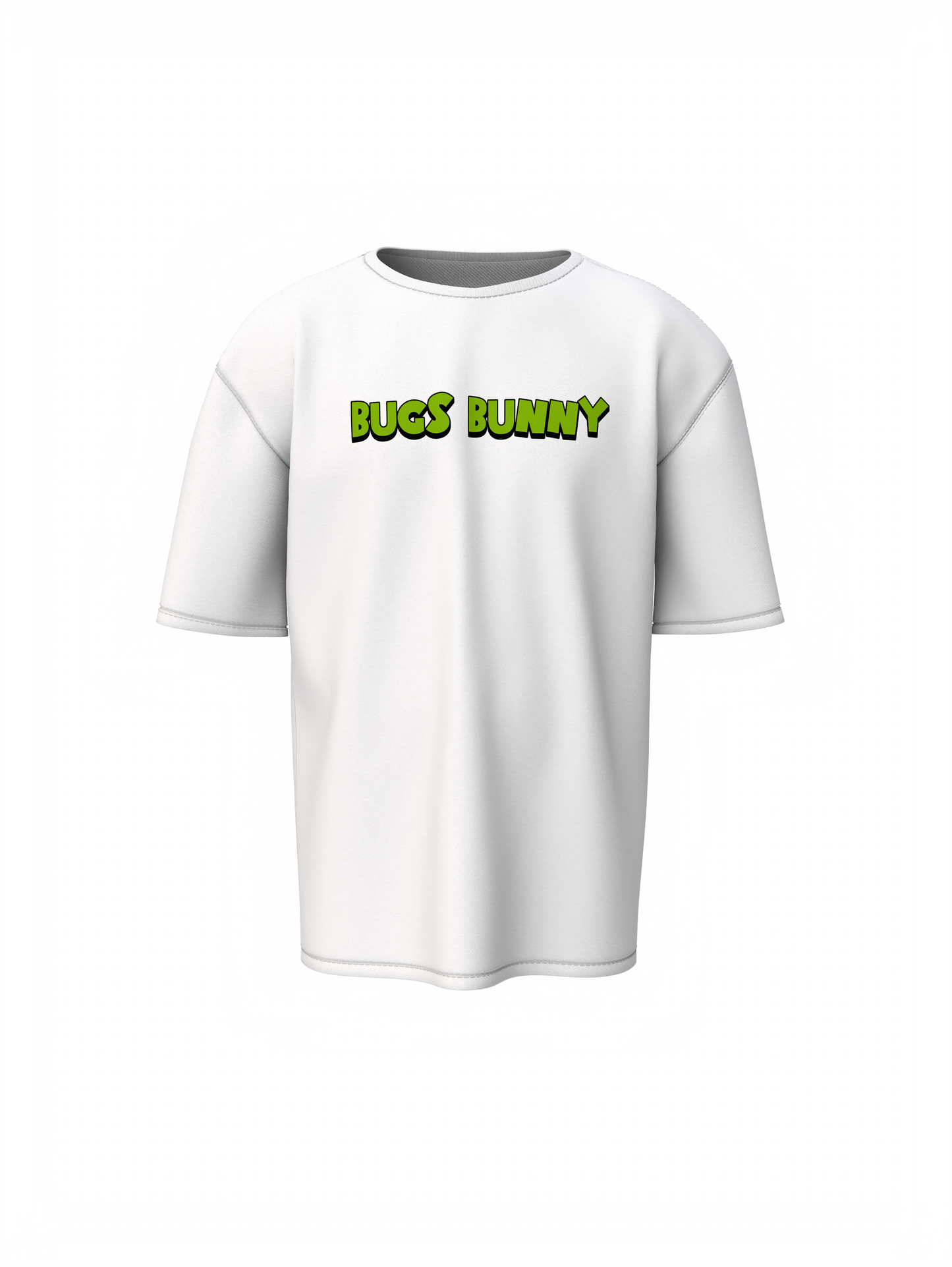 Bunny Bugs Cartoon Oversized T Shirt Fun Anime Graphic Tee