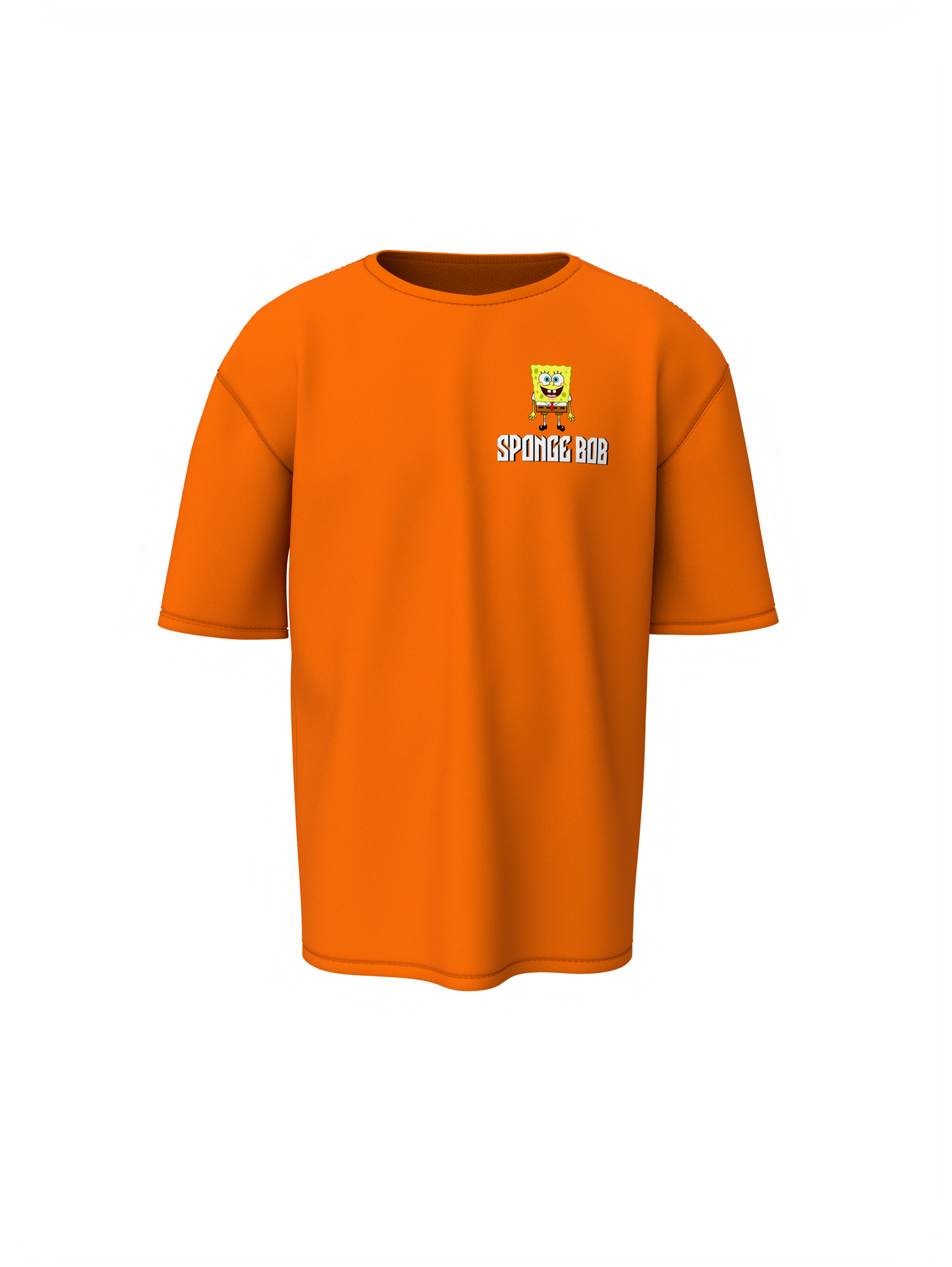 Bob Esponja Oversized T-Shirt Trendy SpongeBob Graphic Tee