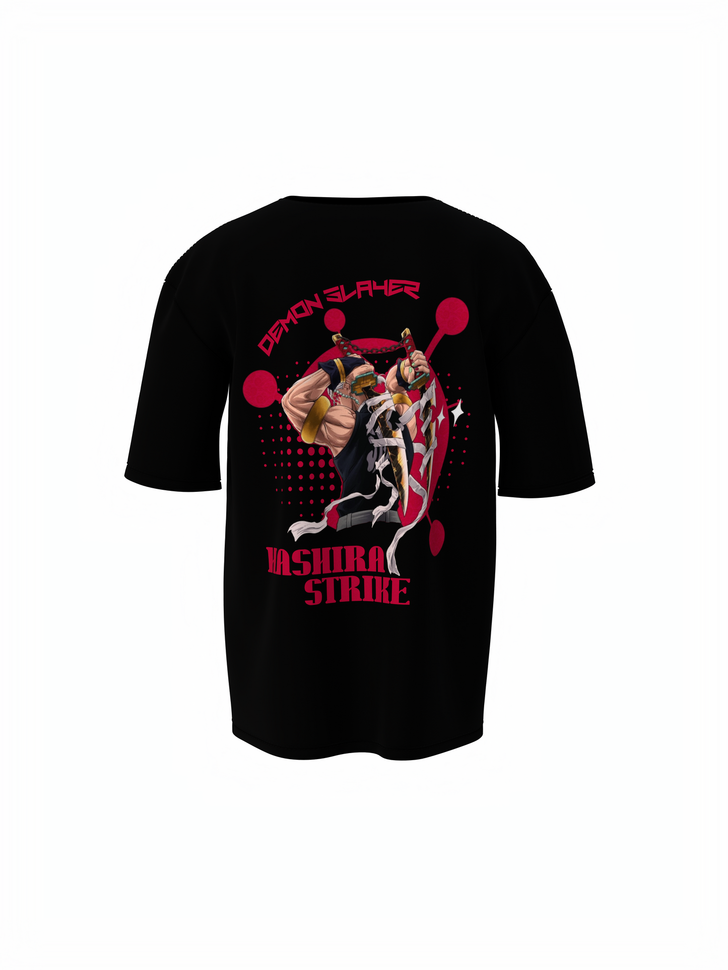 Hashira Strike Oversized T-Shirt Demon Slayer-Inspired Power Look