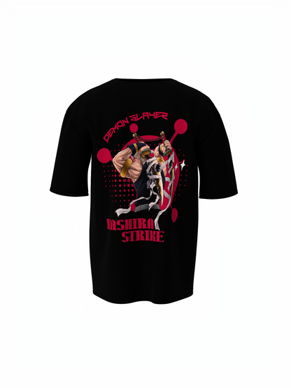Hashira Strike Oversized T-Shirt Demon Slayer-Inspired Power Look