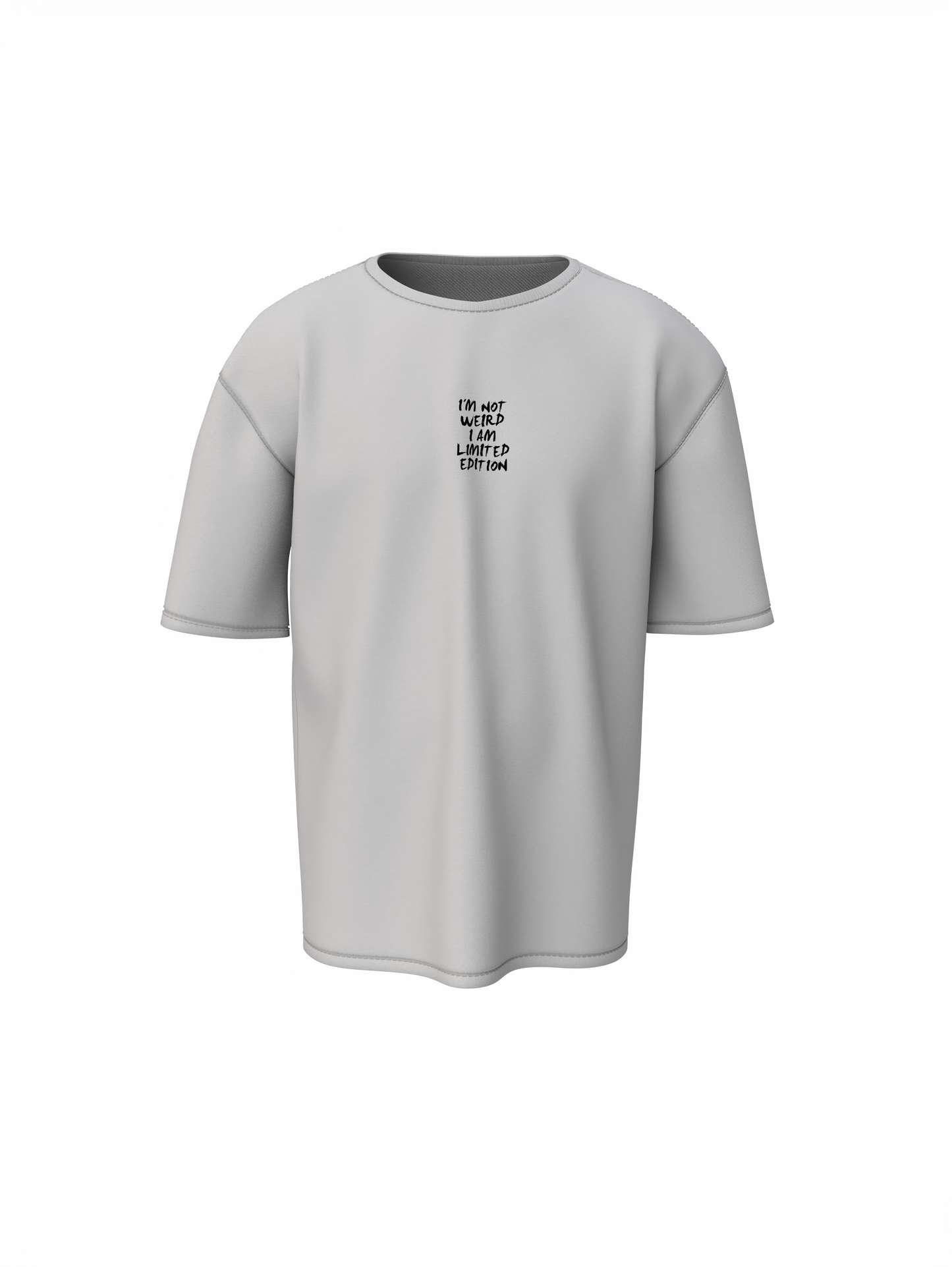 Monkey Graphic Unisex Grey Oversized T-Shirt Bold Design
