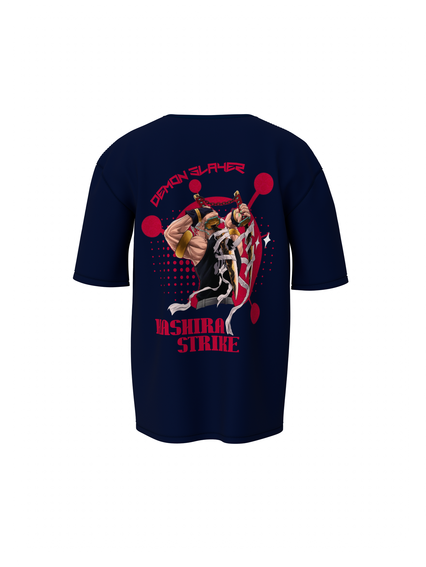 Hashira Strike Oversized T-Shirt Demon Slayer-Inspired Power Look