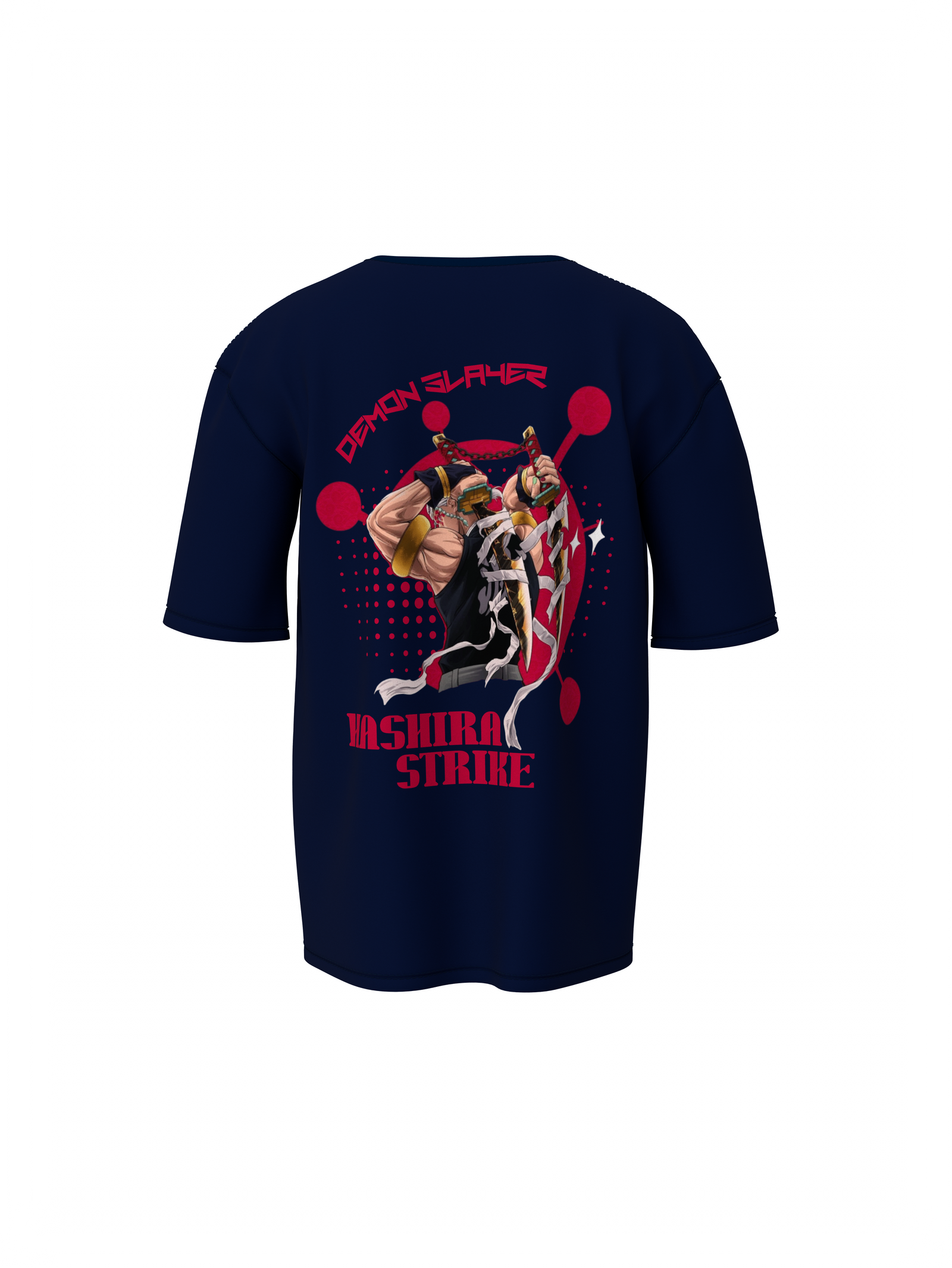 Hashira Strike Oversized T-Shirt Demon Slayer-Inspired Power Look