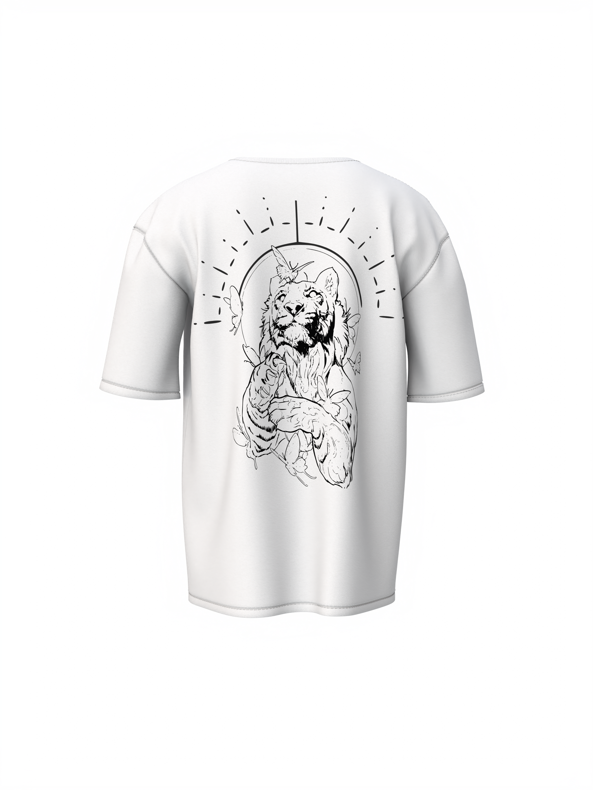 Lion Roaring Oversized T-Shirt