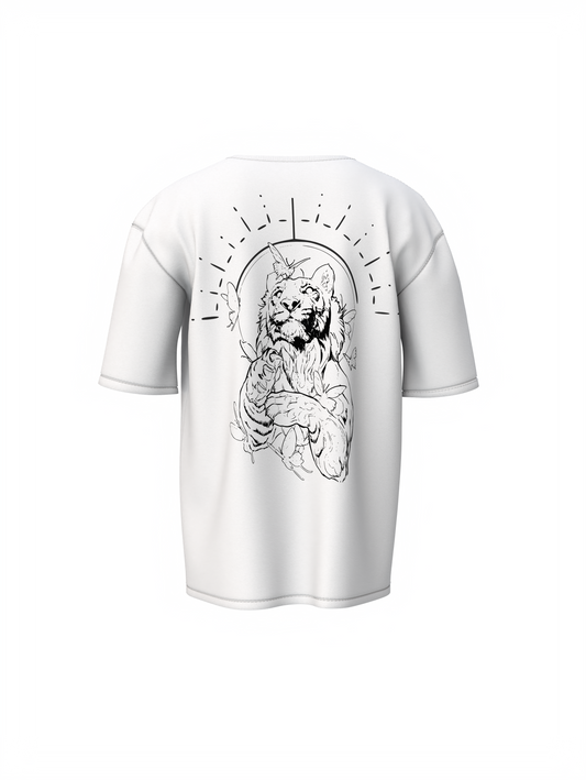 Lion Roaring Oversized T-Shirt