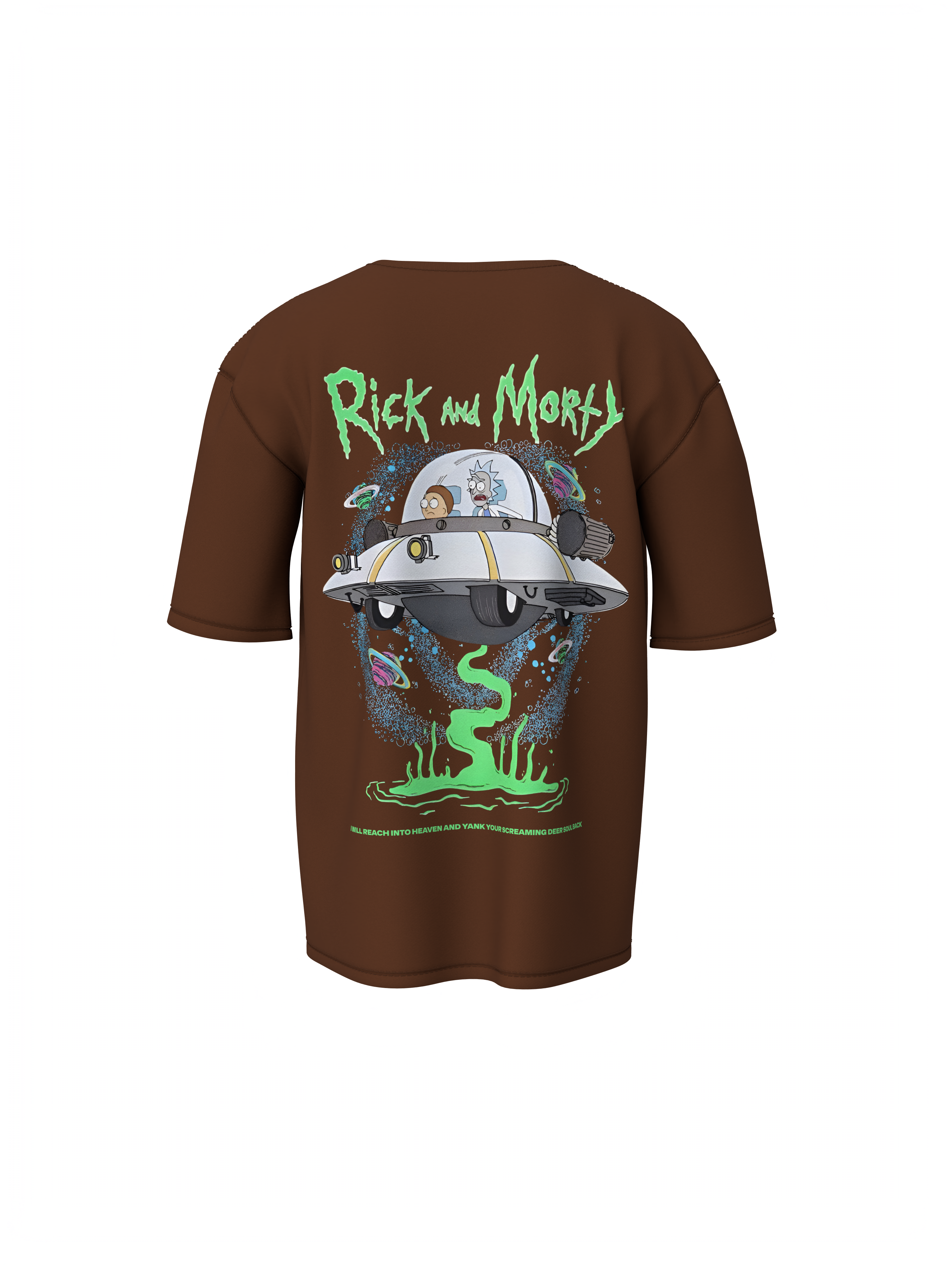 Ricky Cartoon Oversized T-Shirt