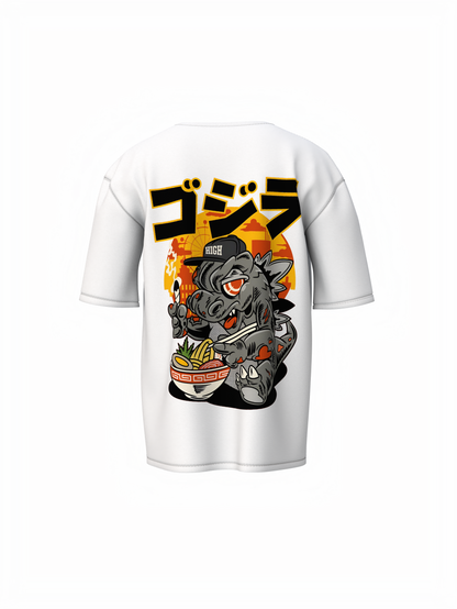Weedzilaa White Oversized T-Shirt for Relaxed Urban Wear Style