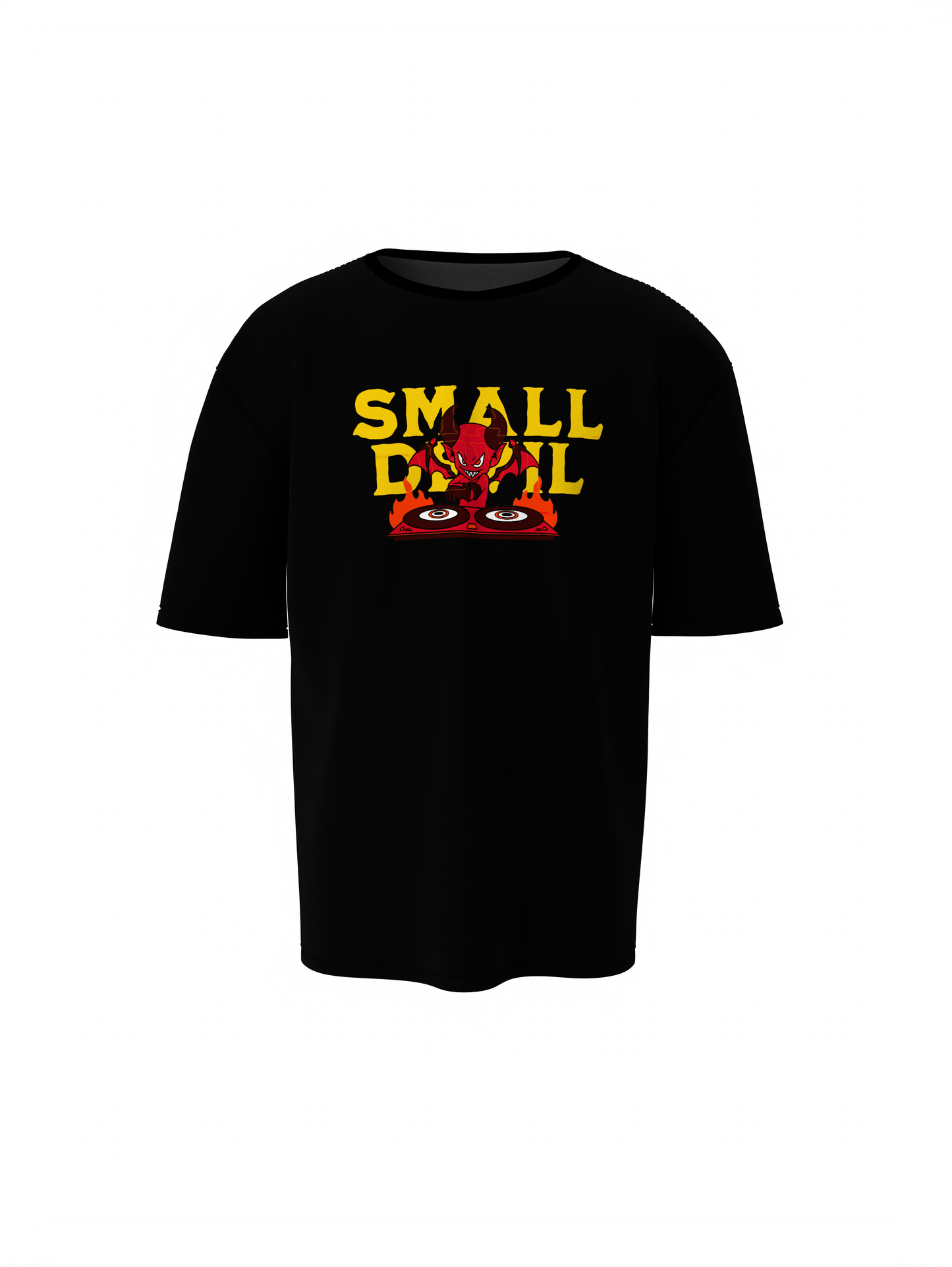 Small Devil Oversized T-Shirt for Bold Streetwear Style Now