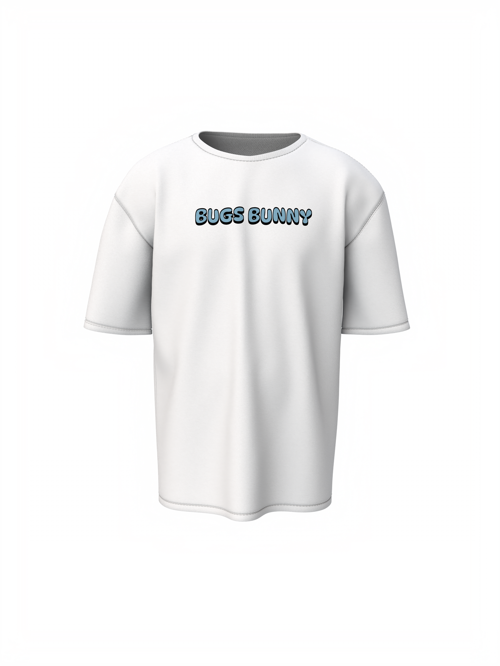 Bunny Cartoon T-Shirt Playful Graphic Tee for Toon Fans
