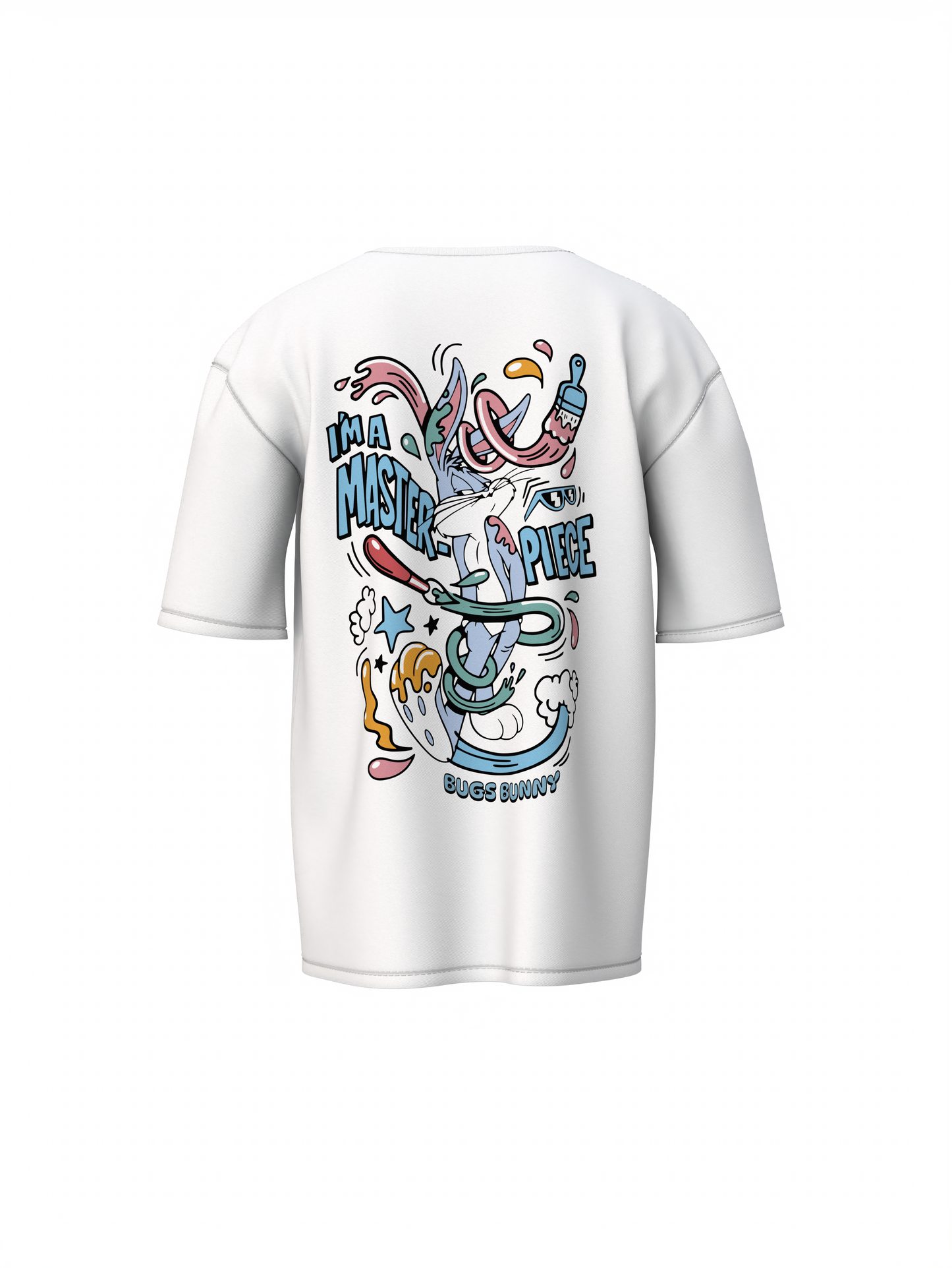Bunny Cartoon T-Shirt Playful Graphic Tee for Toon Fans